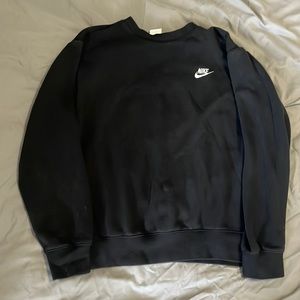 Nike Club Fleece Crewneck (black)